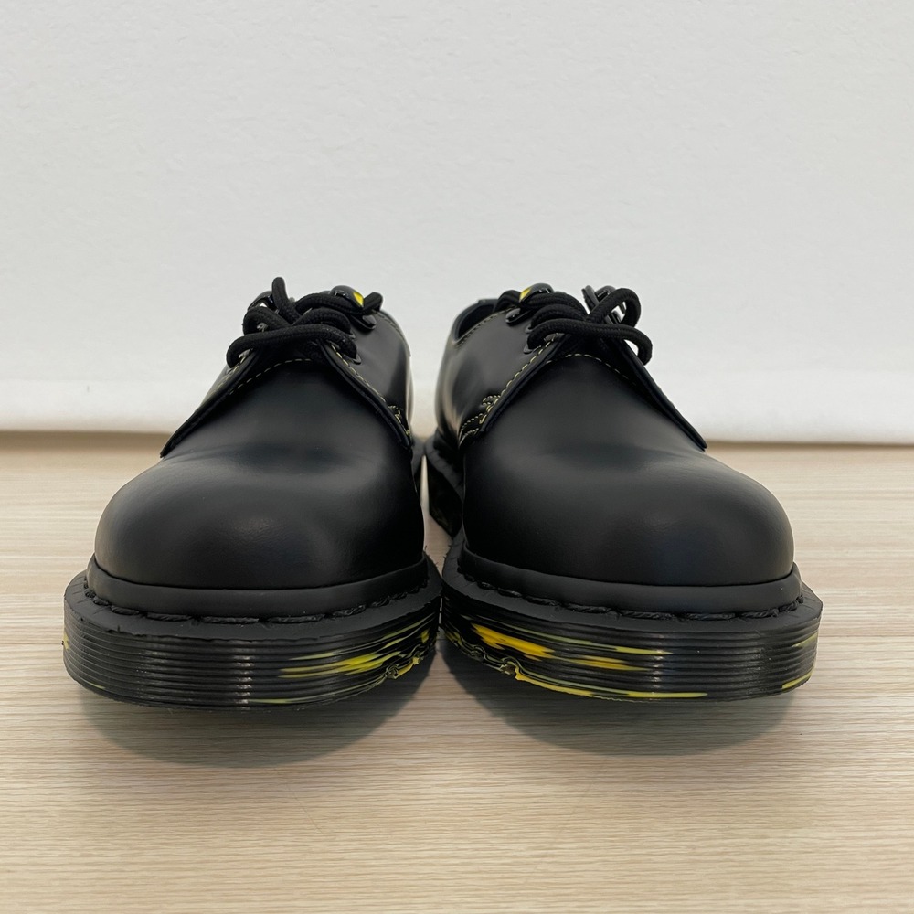 Dr. Martens 1461‎ Marbled Sole Black Leather Oxford Shoes Women's Size 5 (EU 36) - Picture 2 of 9